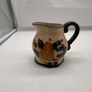 EUC Home Trends Granada  Fruit Creamer 8 Oz 3 7/8"